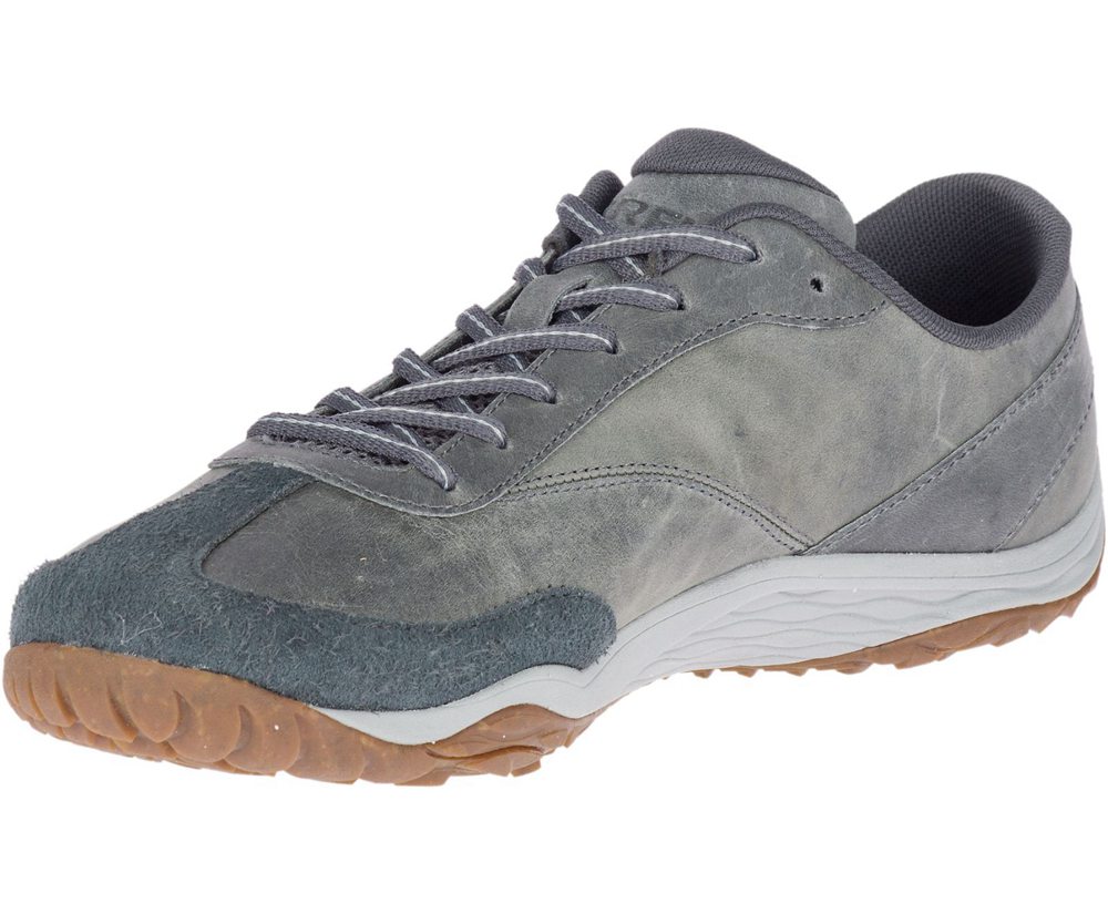 Merrell Sneakers Grey - Trail Glove 5 Leather - Mens 32FGNVKUY